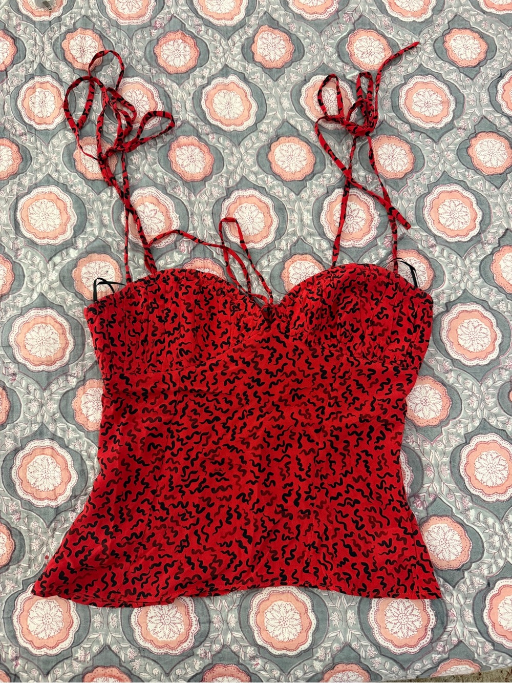 Realisation Par tie spaghetti strap blouse